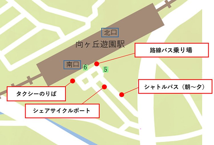 向ヶ丘遊園駅南口について